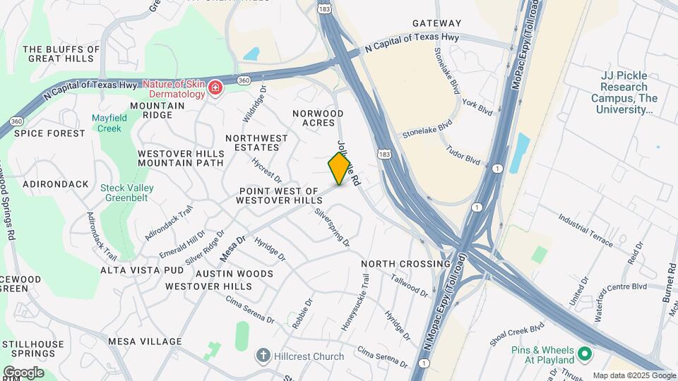 8903 Mesa Dr Map and Location Details