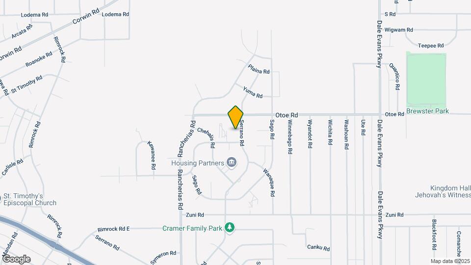 16026 Serrano Rd Map and Location Details