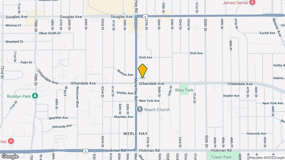 5703-5705 Urbandale Ave Map and Location Details