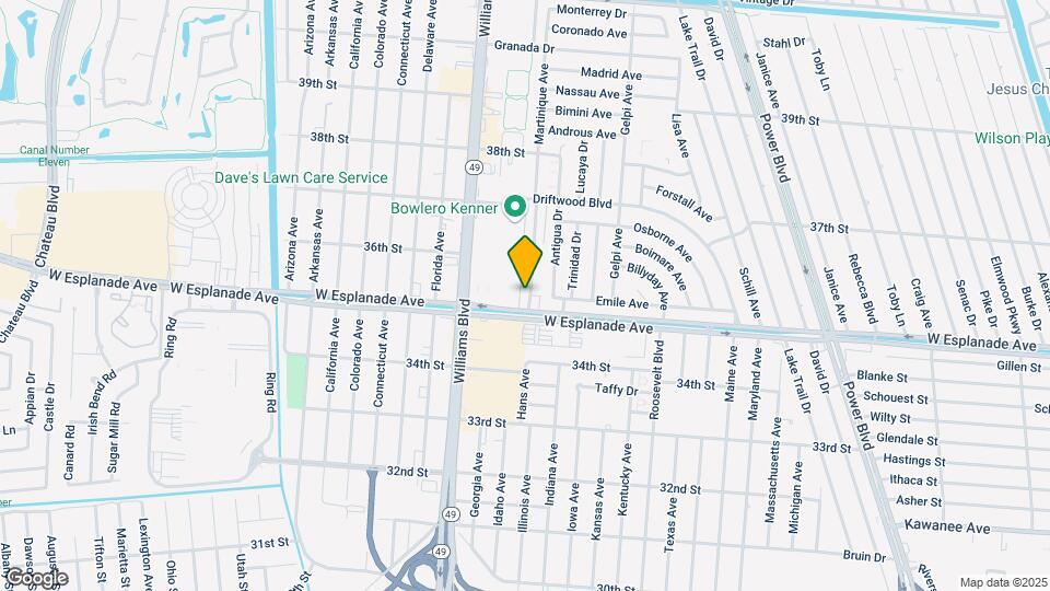 3517 Martinique Ave Map and Location Details