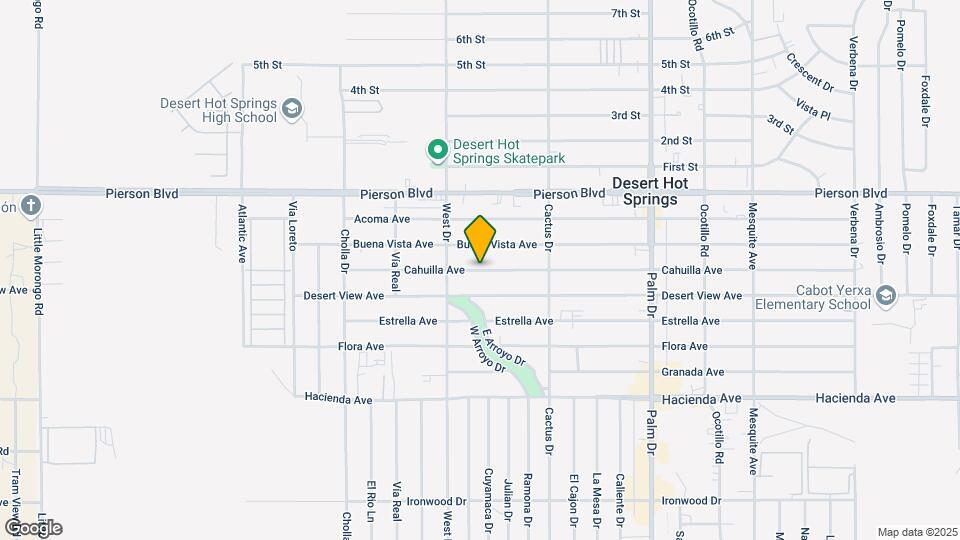 66079 Cahuilla Ave Map and Location Details
