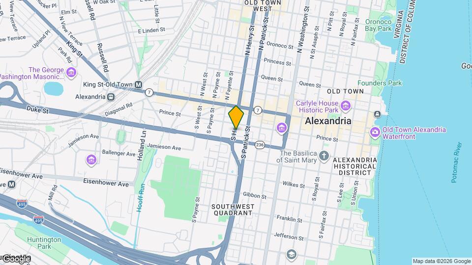 216 S Henry St Map and Location Details