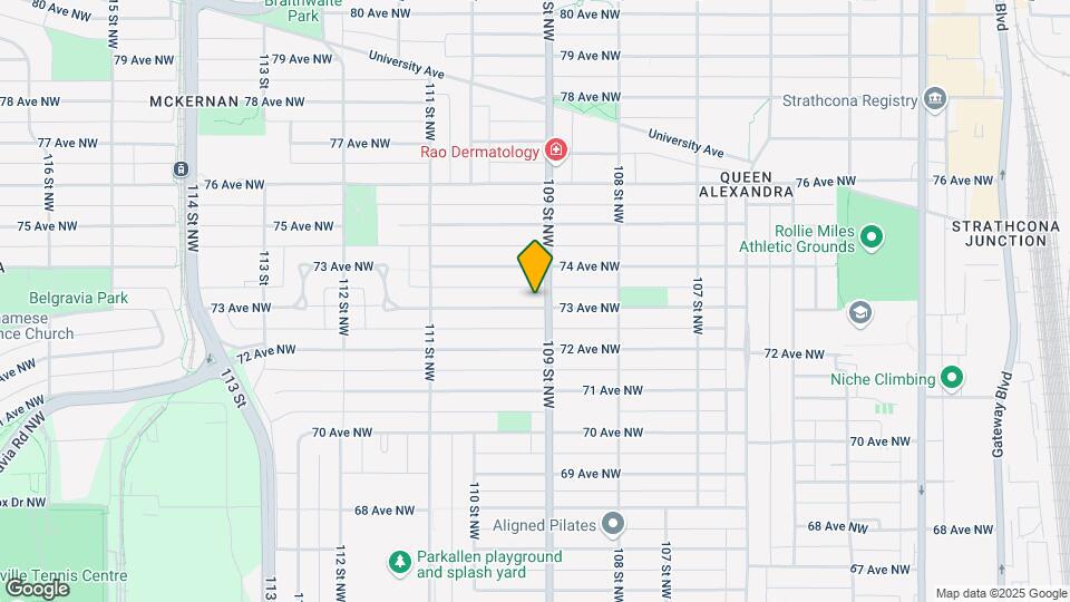 10908 73 Av NW Map and Location Details