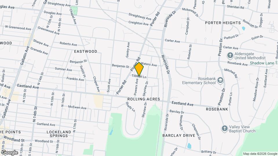 726 Powers Ave Map and Location Details