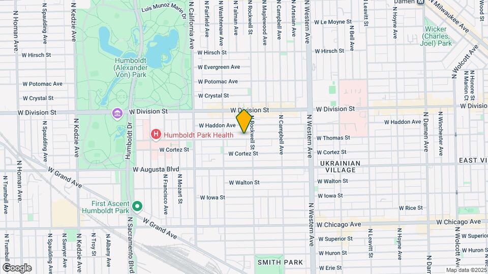 2614 W Thomas St, Unit Apt 1 Map and Location Details