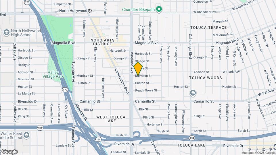 10932 Morrison St Mapa y Detalles de la Ubicación