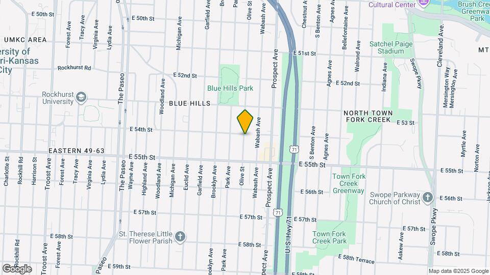 5405 Olive St Mapa y Detalles de la Ubicación