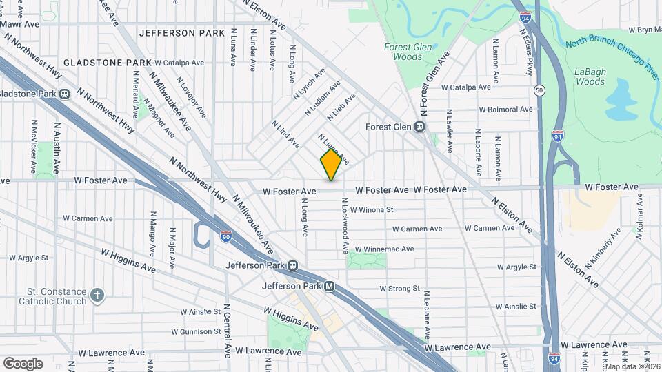 5318 W Foster Ave, Unit 2 Map and Location Details