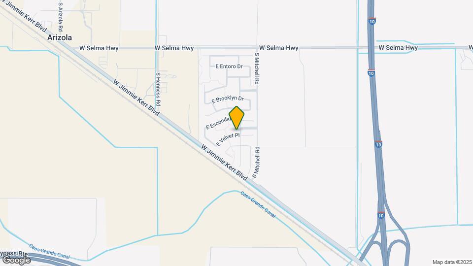 2060 E Velvet Pl Mapa y Detalles de la Ubicación