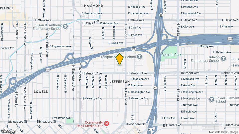 2416 E White Ave Mapa y Detalles de la Ubicación