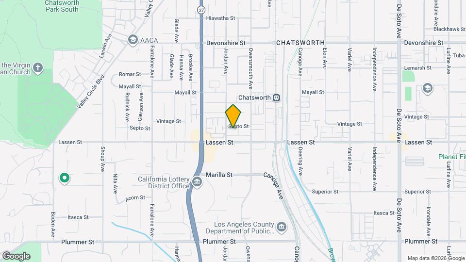 21744 Septo St Map and Location Details