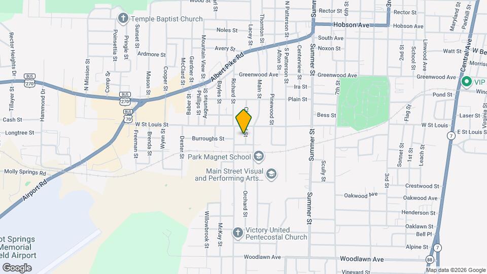 214 Chitwood St Map and Location Details