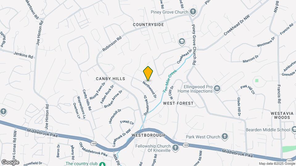 1828 Northwood Dr Map and Location Details