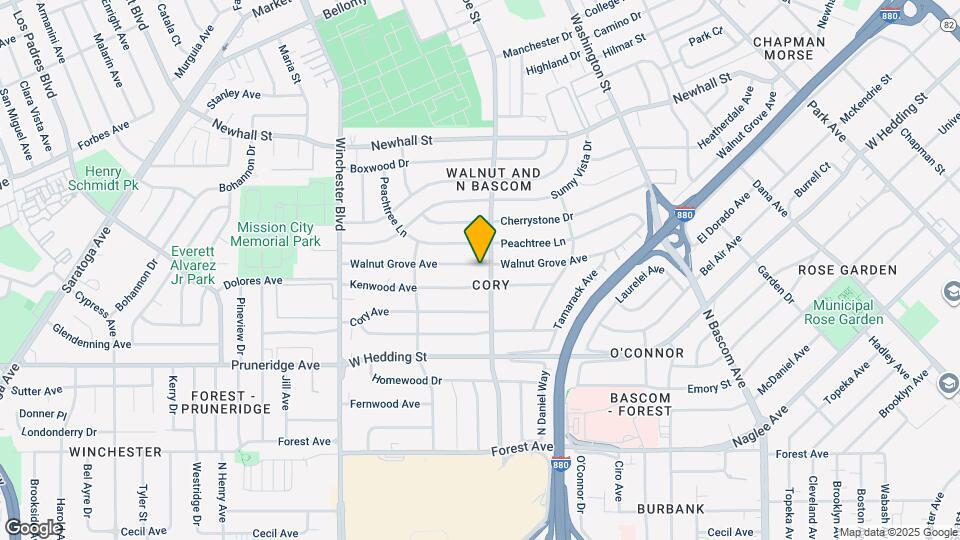 2308 Walnut Grove Ave Map and Location Details