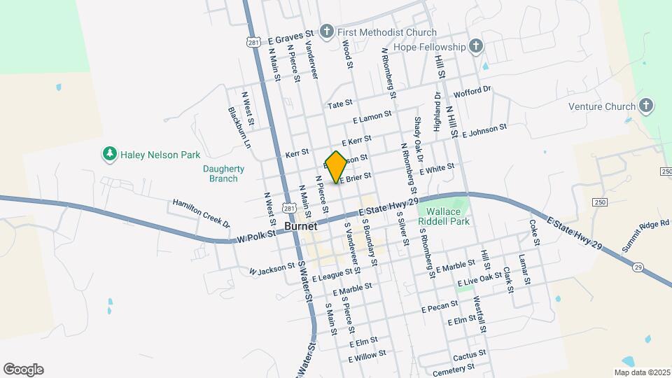 208 N Vandeveer St Map and Location Details