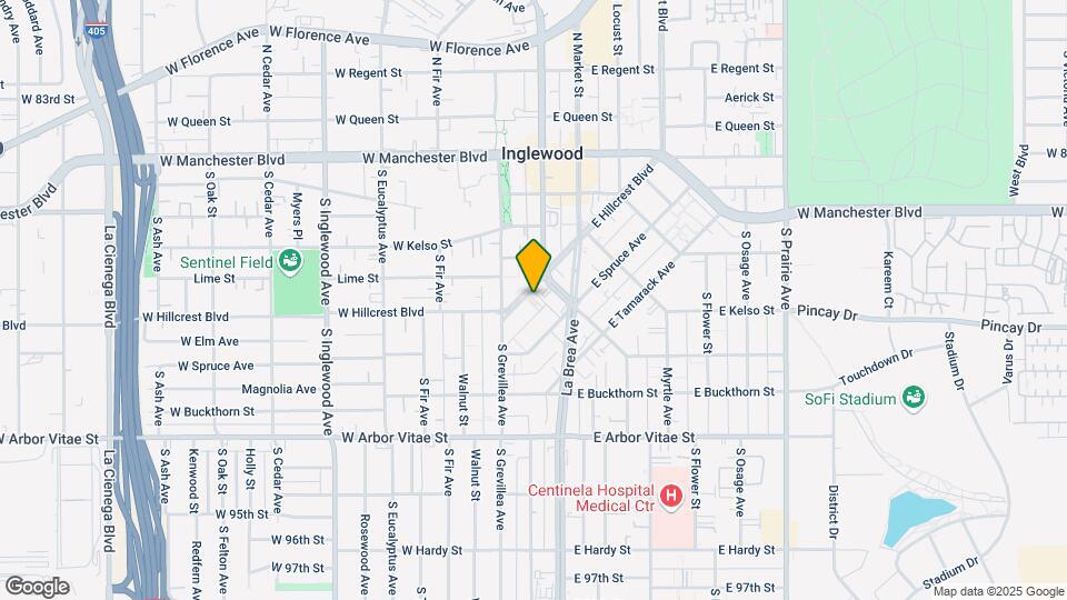 130 E Hillcrest Blvd Map and Location Details