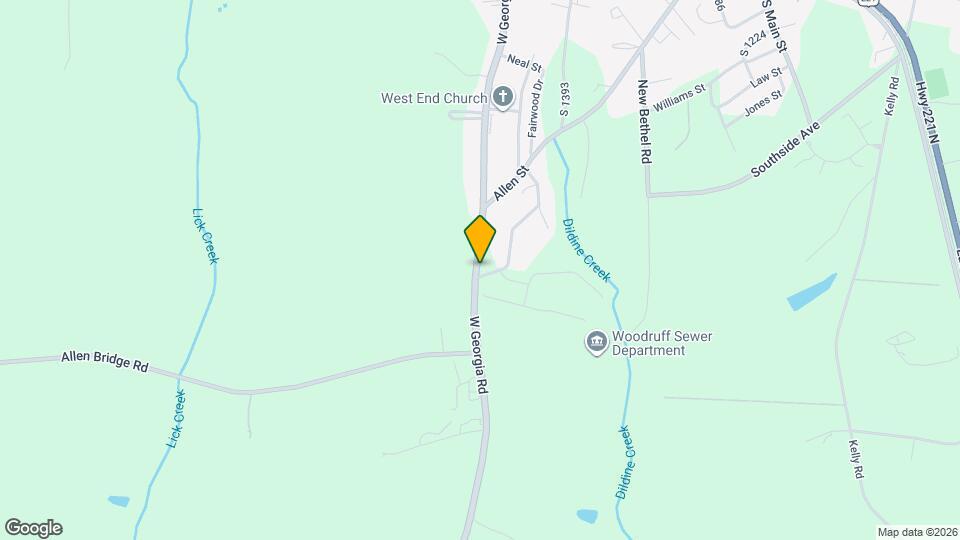 1241 W Georgia Rd Map and Location Details