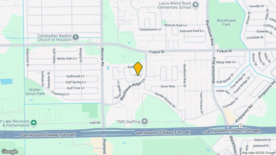 8911 Durham Manor Ln Map and Location Details