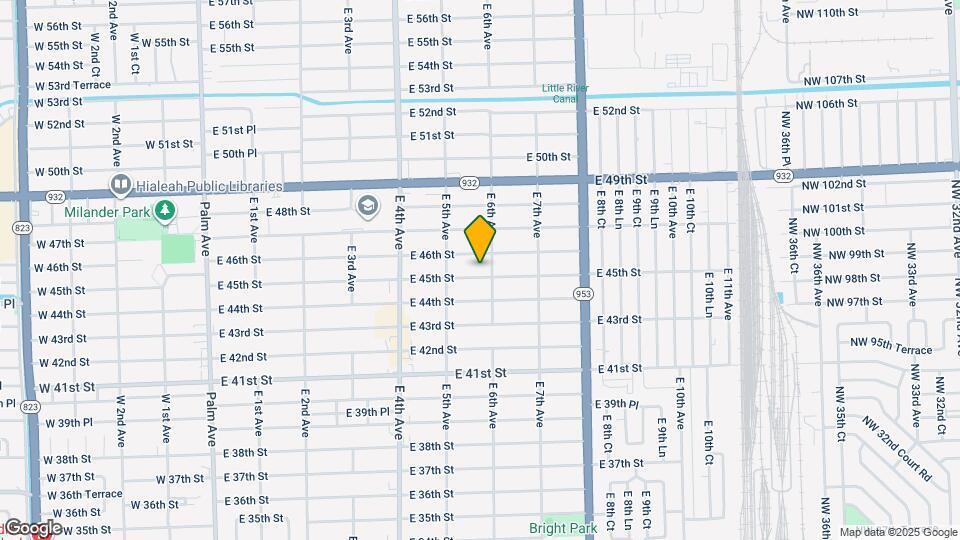 571 E 45th St Map and Location Details