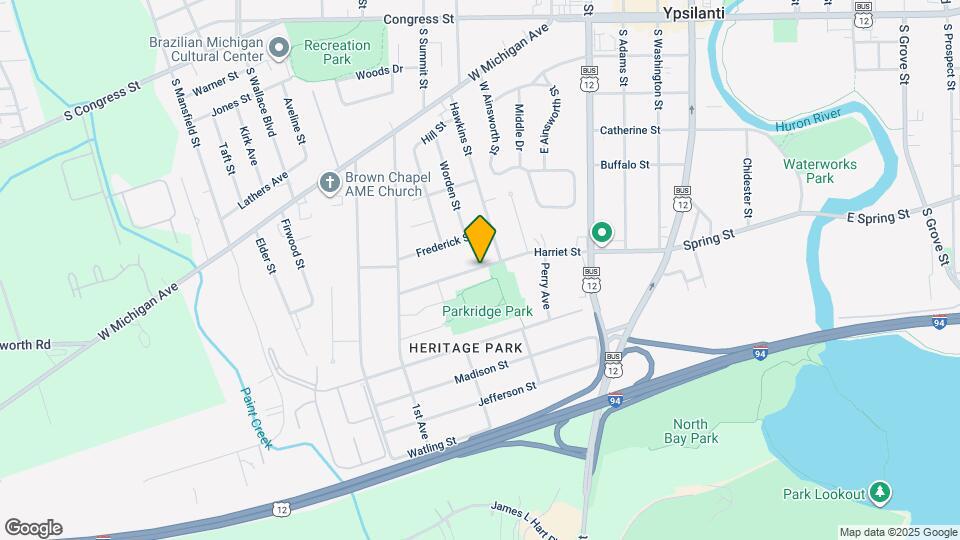 739 Harriet St Map and Location Details