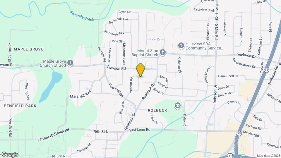 9845 Greenlee Rd Map and Location Details