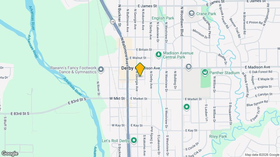 404 N Georgie Ave Mapa y Detalles de la Ubicación