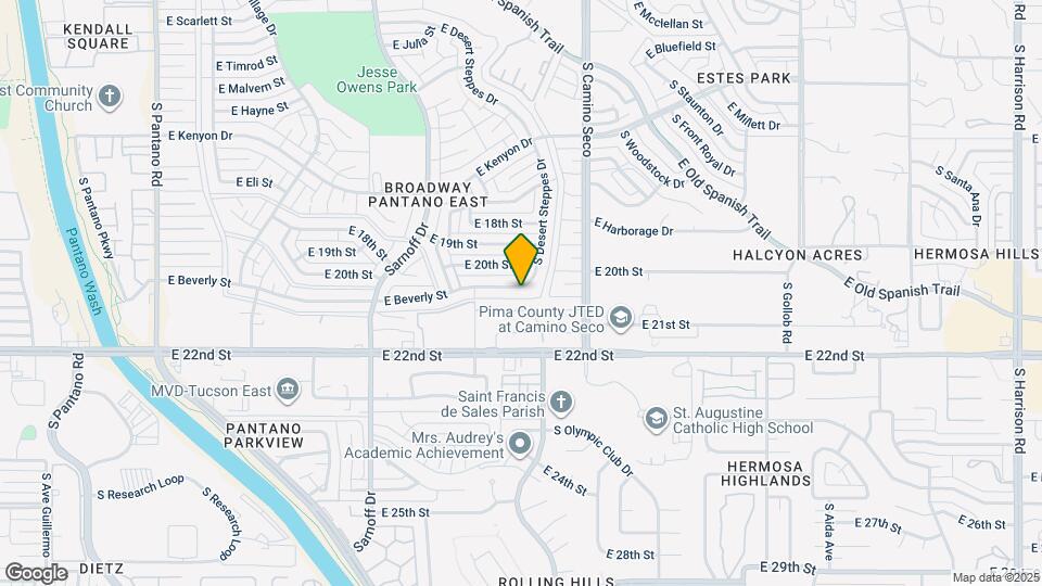 8548 E Beverly St Map and Location Details