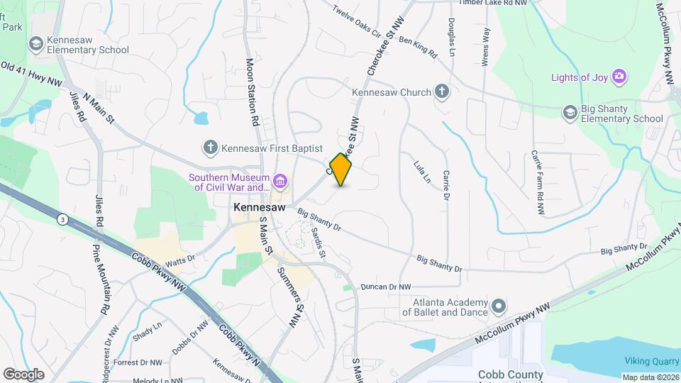 2892 Boone Dr Map and Location Details