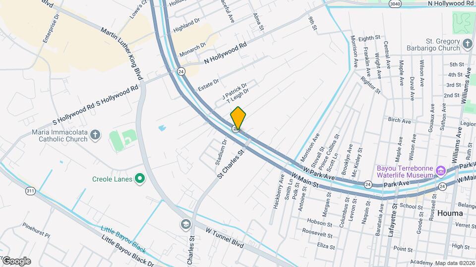 7192 W Park Ave Map and Location Details