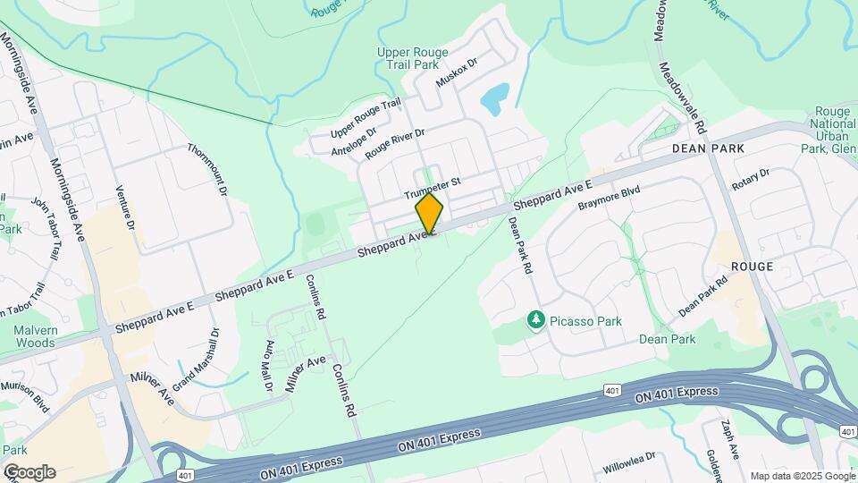 8825-8825 Sheppard Ave E Map and Location Details