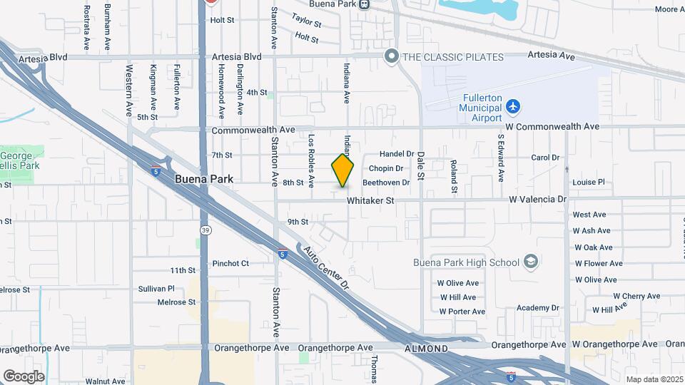 6471 Indiana Ave Mapa y Detalles de la Ubicación