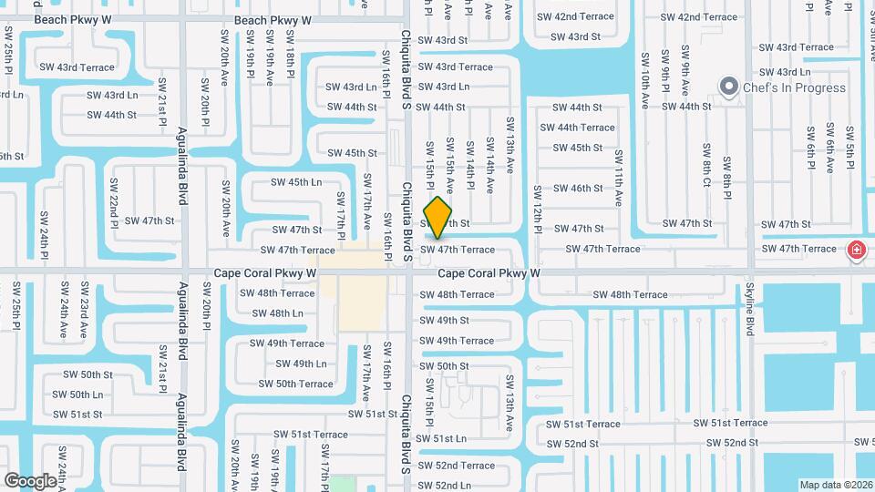 1521 SW 47th Terrace Map and Location Details