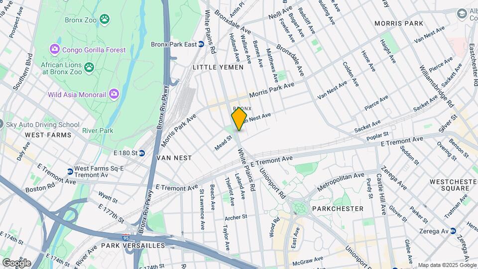 1662 White Plains Rd Map and Location Details