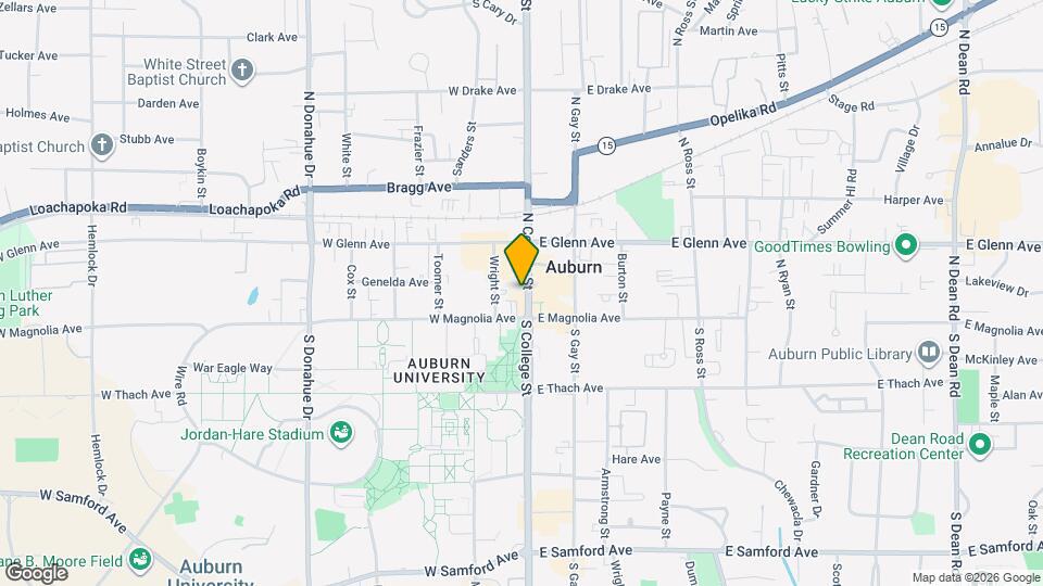 129 N College St Map and Location Details