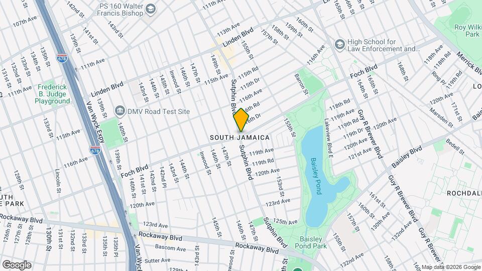 116-71 Sutphin Blvd Map and Location Details