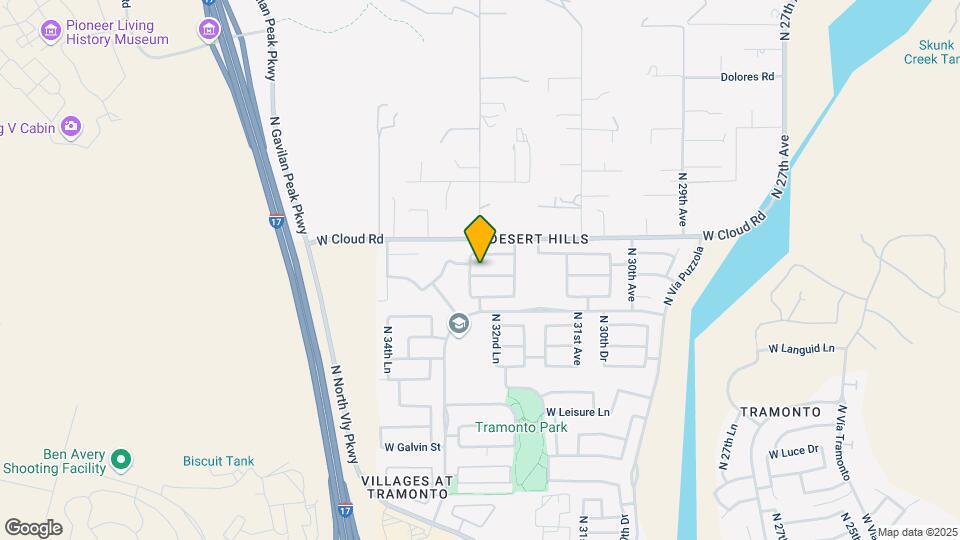 3232 W Caravaggio Ln Map and Location Details
