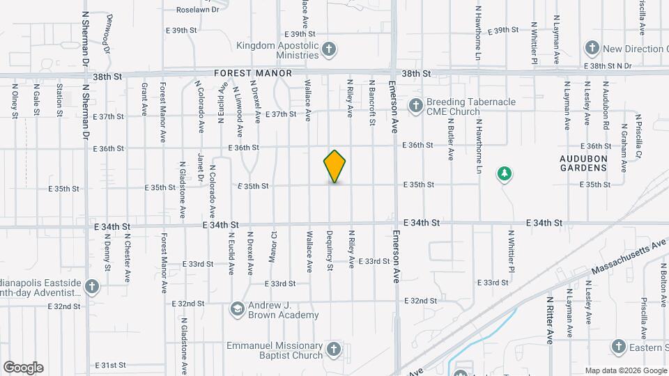 3461 Dequincy St Map and Location Details