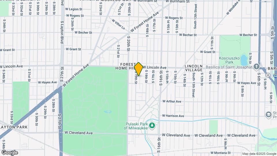 2356 S 19th St Map and Location Details