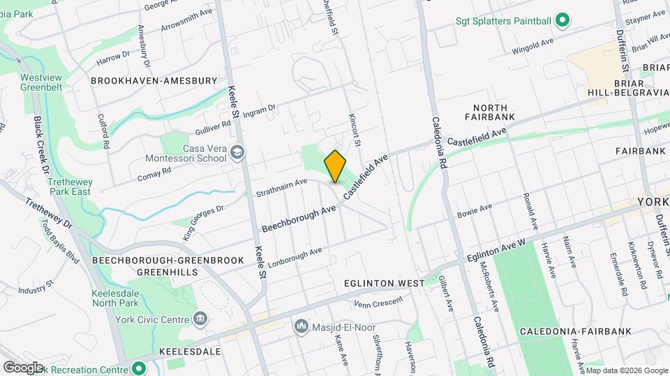 110 Strathnairn Ave Map and Location Details