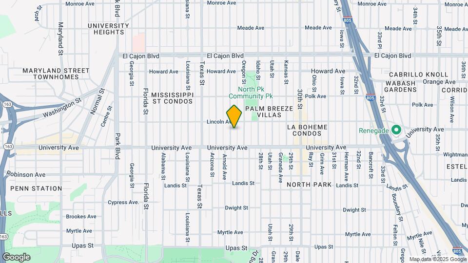 3959 Hamilton St Map and Location Details