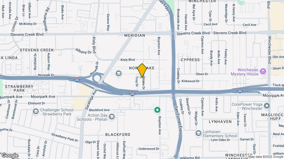 525 Northlake Dr Mapa y Detalles de la Ubicación