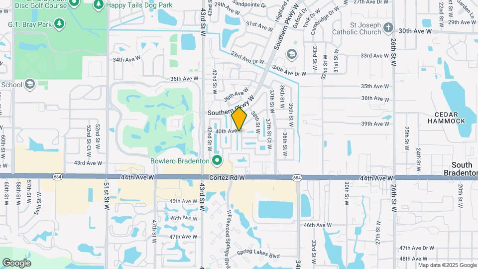 4006 39th St W Map and Location Details