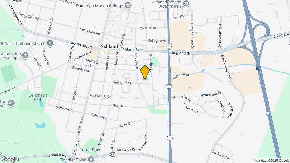 214 Randolph St Map and Location Details