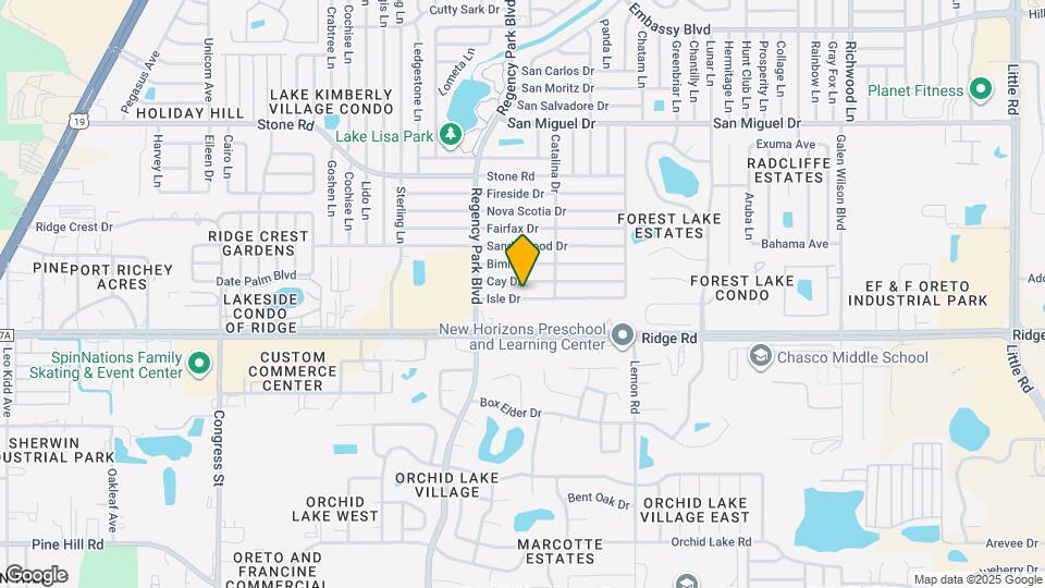 7213 Isle Dr Map and Location Details