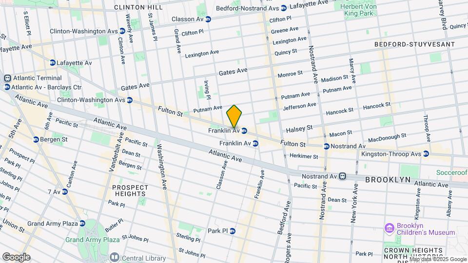 1078 Fulton St Map and Location Details