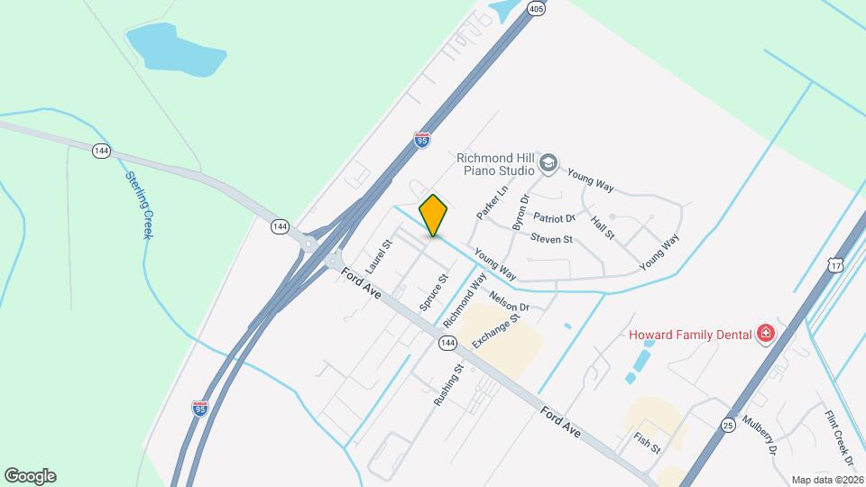 200 Oleander St Map and Location Details