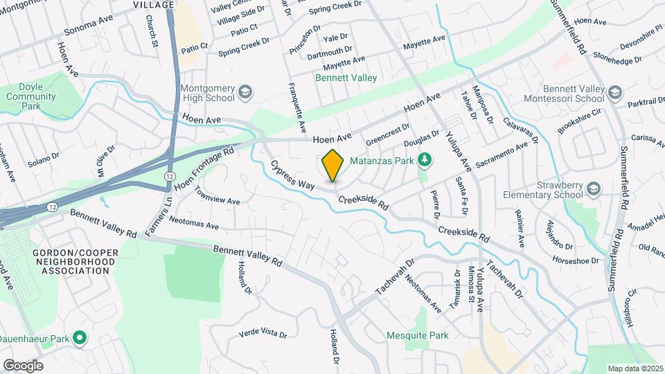 1827 Creekside Rd Map and Location Details