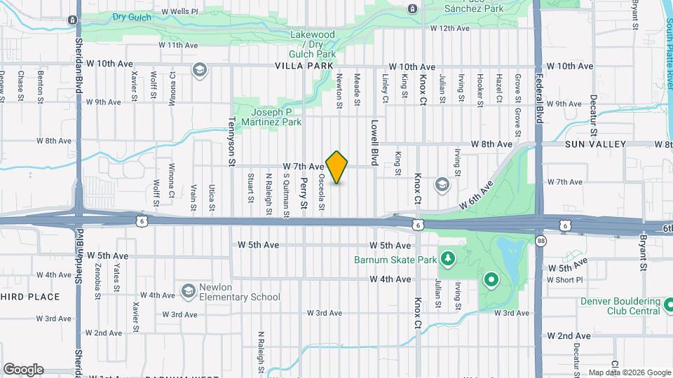 641 Newton St Map and Location Details