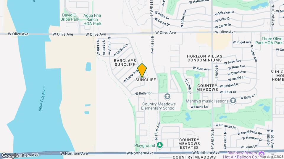 8544 N 112th Ave Map and Location Details