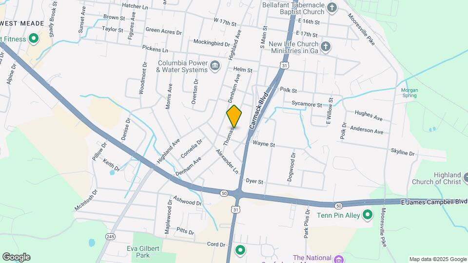 2135 Thomas Ave Map and Location Details